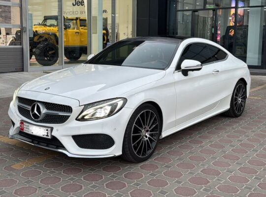 Mercedes C200 coupe 2017 Gcc