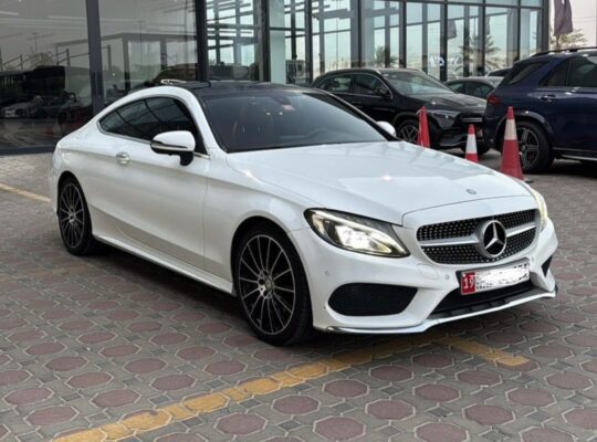 Mercedes C200 coupe 2017 Gcc