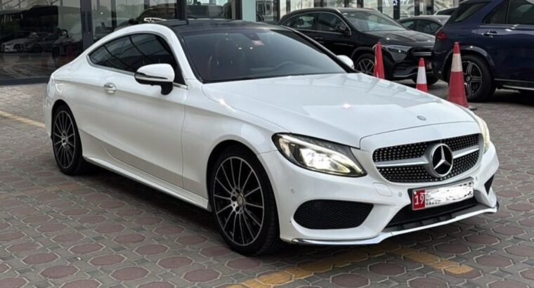 Mercedes C200 coupe 2017 Gcc