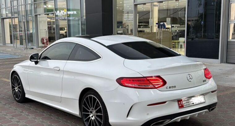 Mercedes C200 coupe 2017 Gcc