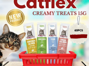 CATFLEX CREAMY TREATS FOR CATS 15G FOR SALE