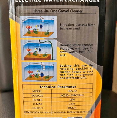 Electric Water Exchanger for Fish Tank For Sale