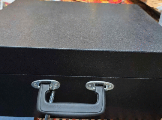 Rare real vintage black suitcase gramophone for sa