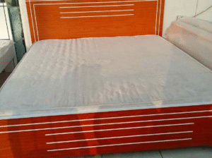 Bed king size with mattress for sale