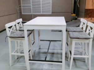 Bar table with charis for sale