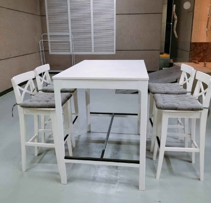Bar table with charis for sale