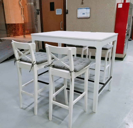 Bar table with charis for sale