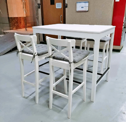 Bar table with charis for sale