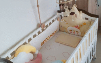 Crib 120x60cm with mattress for sal