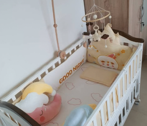 Crib 120x60cm with mattress for sal