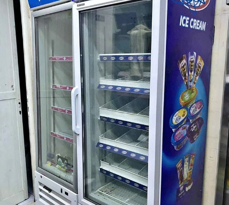 Upright Freezer with Glass Door For Sale