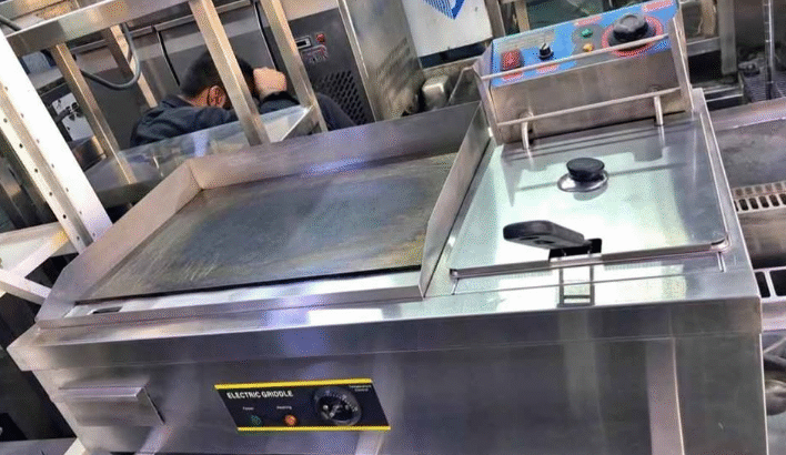 Griddle and fryer 12L For Sale
