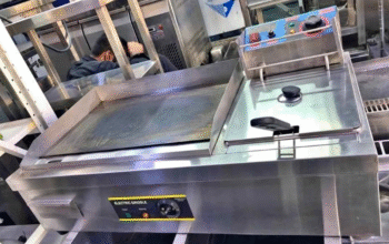 Griddle and fryer 12L for sale