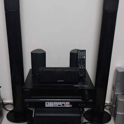 Harman kardon speakers with onkyo amp for sale