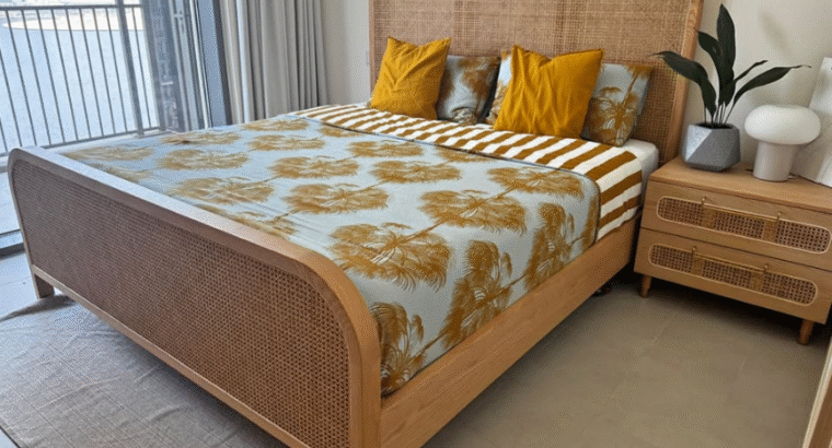 Stylish and Modern King Bed Set For Sale