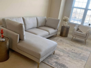 L sofa set in excellent condition for sale