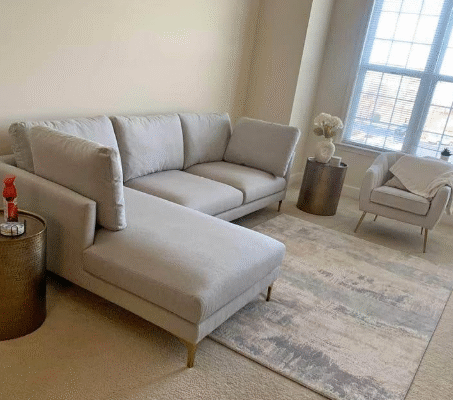 L sofa set in excellent condition for sale
