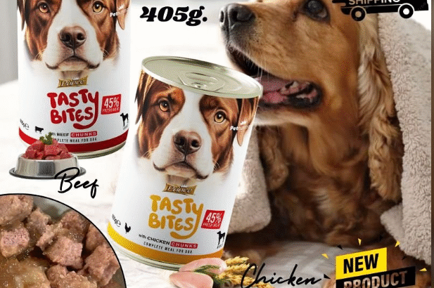 PRINCE TASTY BITES 405G DOG WET FOOD FOR SALE