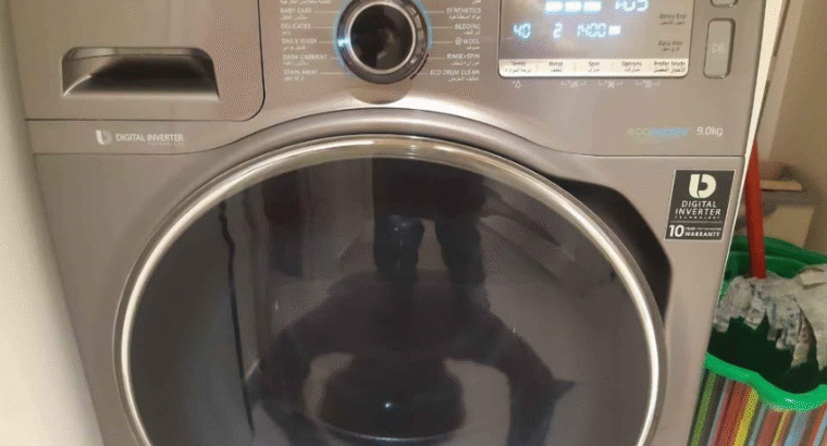 Samsung 9kg eco bubble washing machine for sale