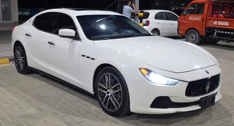Masarati Ghibli 2016 Gcc in good condition