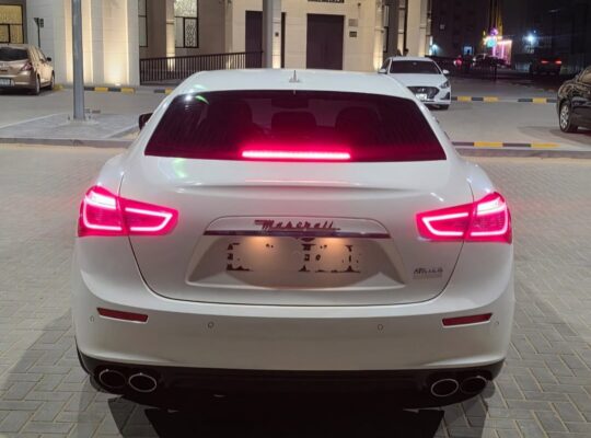 Masarati Ghibli 2016 Gcc in good condition