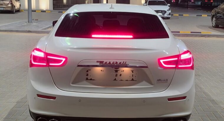 Masarati Ghibli 2016 Gcc in good condition