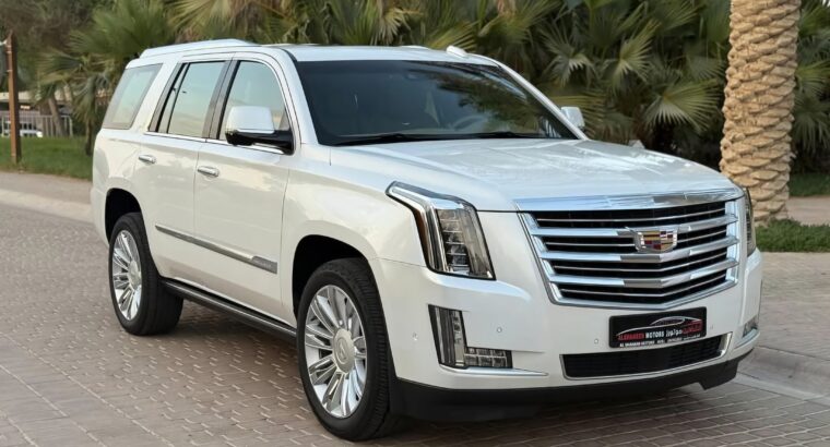 Cadillac Escalade platinum 2019 Gcc
