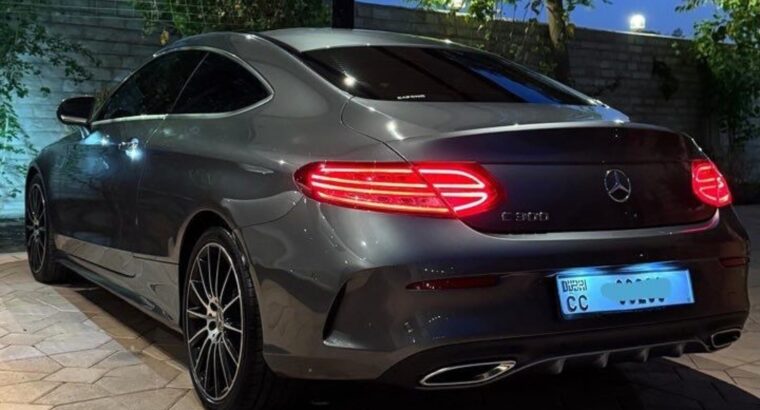 Mercedes C300 coupe 2017 Gcc