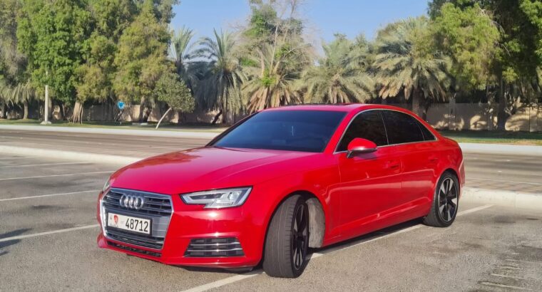 Audi A4 full option 2016 Gcc