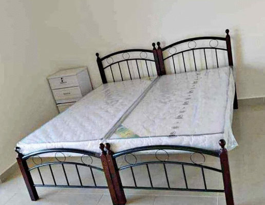 Single Bed Wooden Steel For Sale