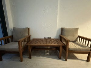 Terrace Sofa Set + Coffee Table For Sale