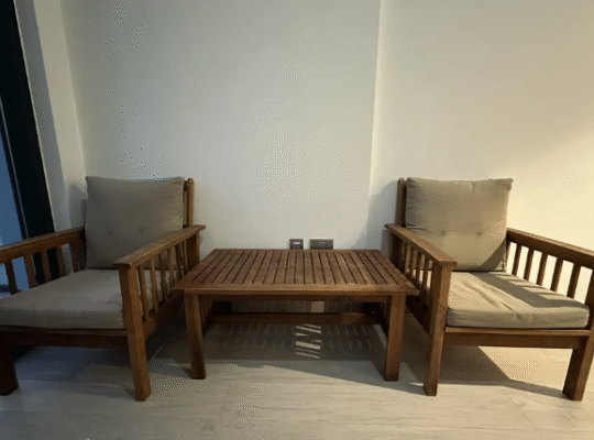 Terrace Sofa Set + Coffee Table For Sale