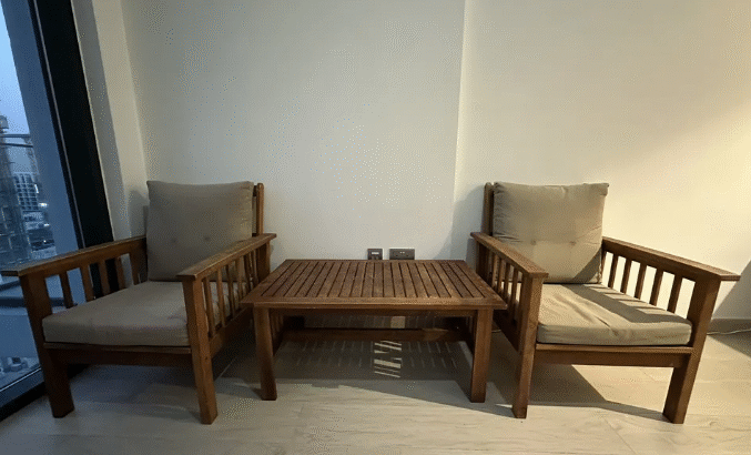 Terrace Sofa Set + Coffee Table For Sale