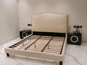 Marina home bed frame like new for sale