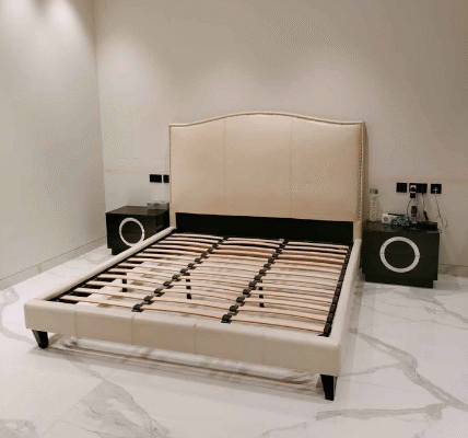 Marina home bed frame like new for sale