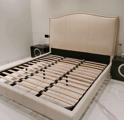 Marina home bed frame like new for sale