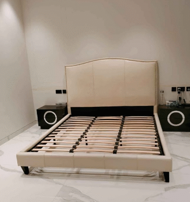 Marina home bed frame like new for sale