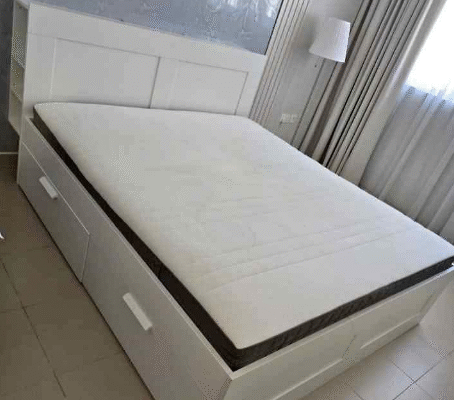 IKEA Bed storage 180 + 200 with mattress for sale