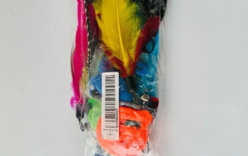 Multiple fishing rod and teaser toys for cats/kitt