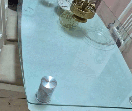 6seater glass dining table for sale