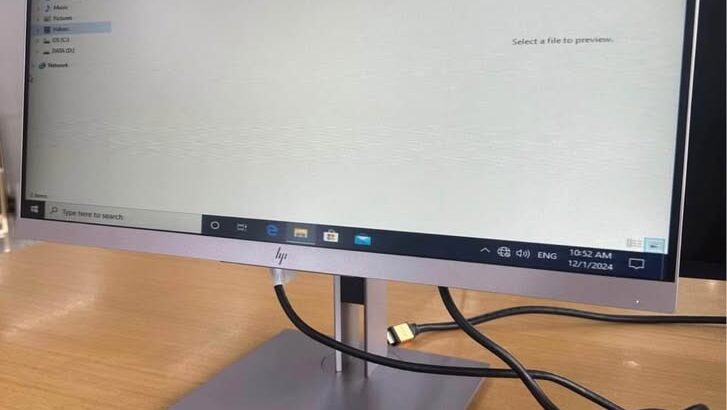 HP 24” E243 Borderless Monitor For Sale