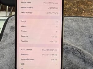 iPhone 14 Pro Max 128GB For Sale