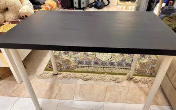 IKEA Table Wooden Top and Aluminium Detachable Leg