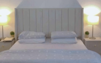 Bed set for 2 side tables for sale