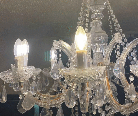 2 different style chandliers available for sale