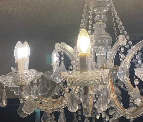 2 different style chandliers available for sale