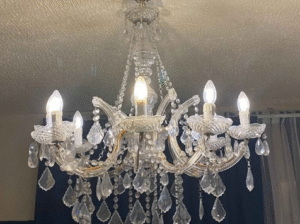2 different style chandliers available for sale