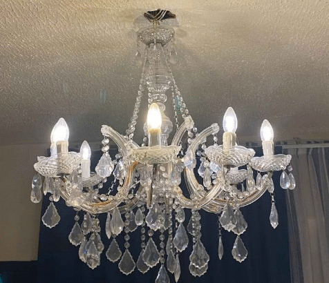 2 different style chandliers available for sale