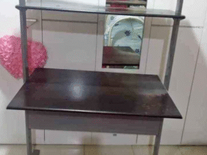 Computer table and Solid wooden cabinet for sale