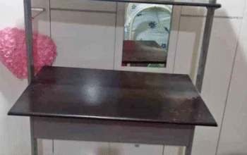 Computer table and Solid wooden cabinet for sale